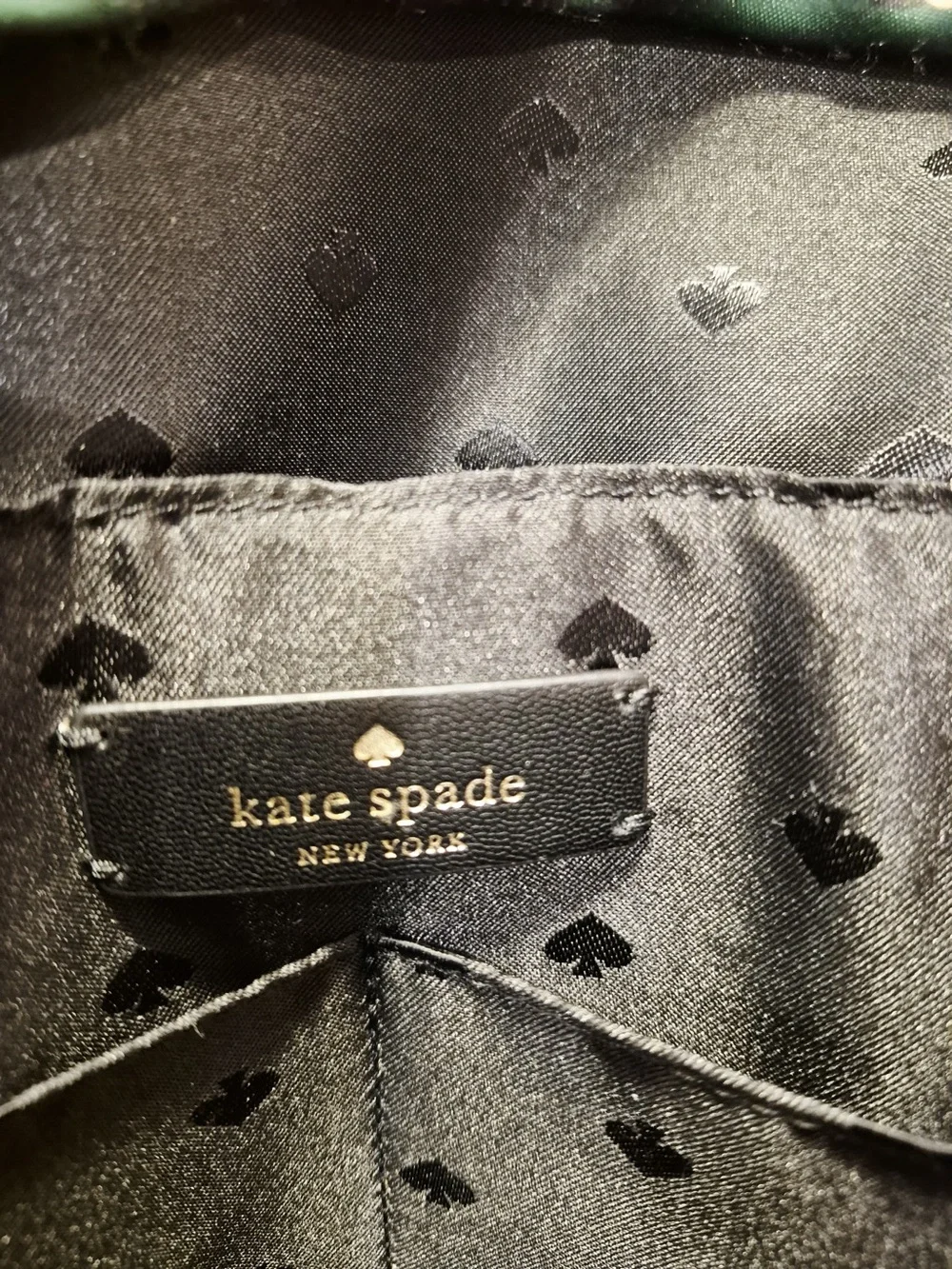 kate spade Green Floral Backpack